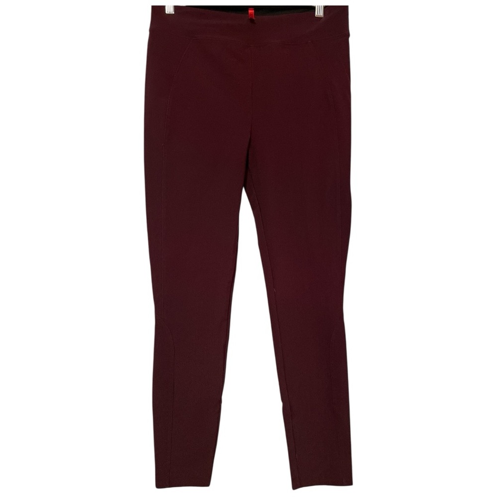 Spanks Burgundy Micro Ribbed Leggings XL